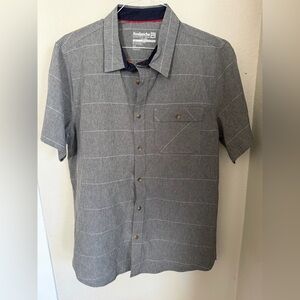 Avalanche Gray Casual Button Down Shirt Sz large